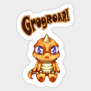 GroggyROAR! Sticker